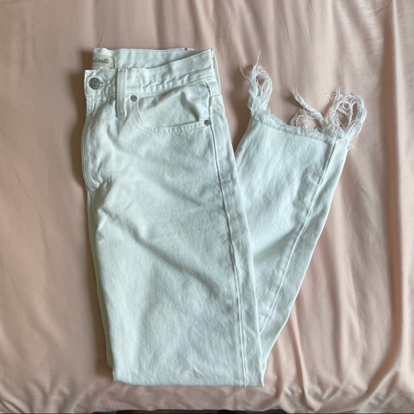 Madewell perfect summer jean in tile white - Picture 2 of 3